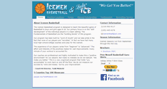 Desktop Screenshot of icemenbasketball.com